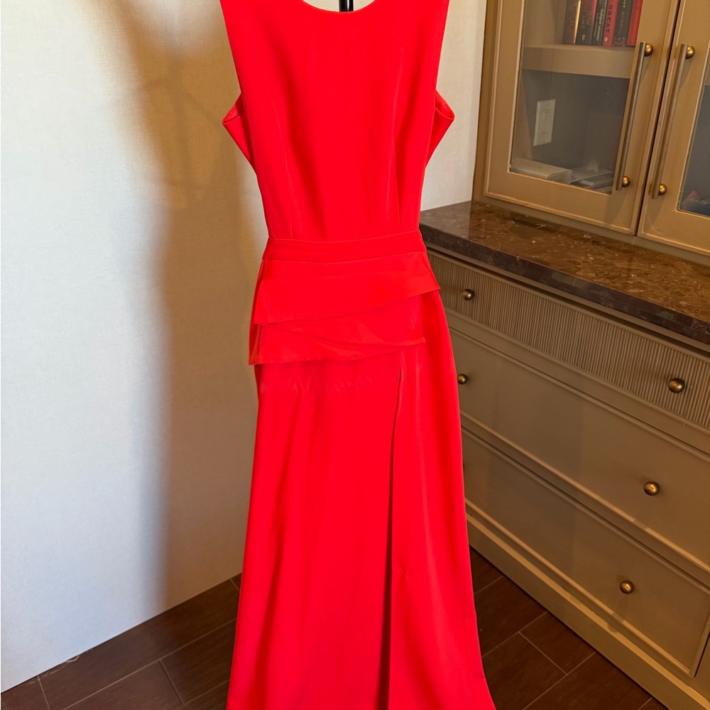BCBGMaxAzria Vibrant Red Maxi Dress